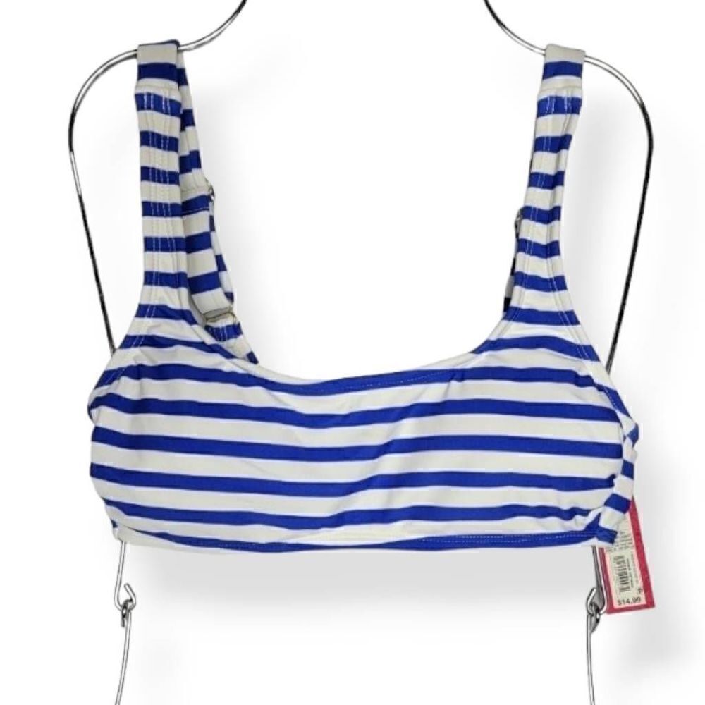 Xhilaration Striped Bikini Top Medium Juniors Size 4-6